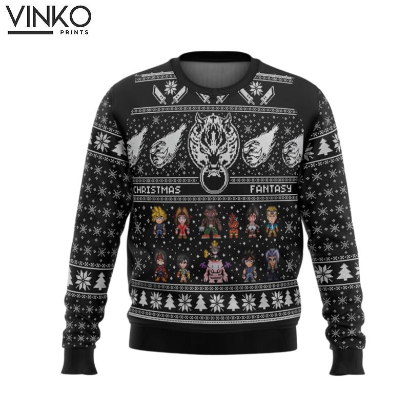 Final Fantasy 7 VII FF7 Ugly Christmas Sweater