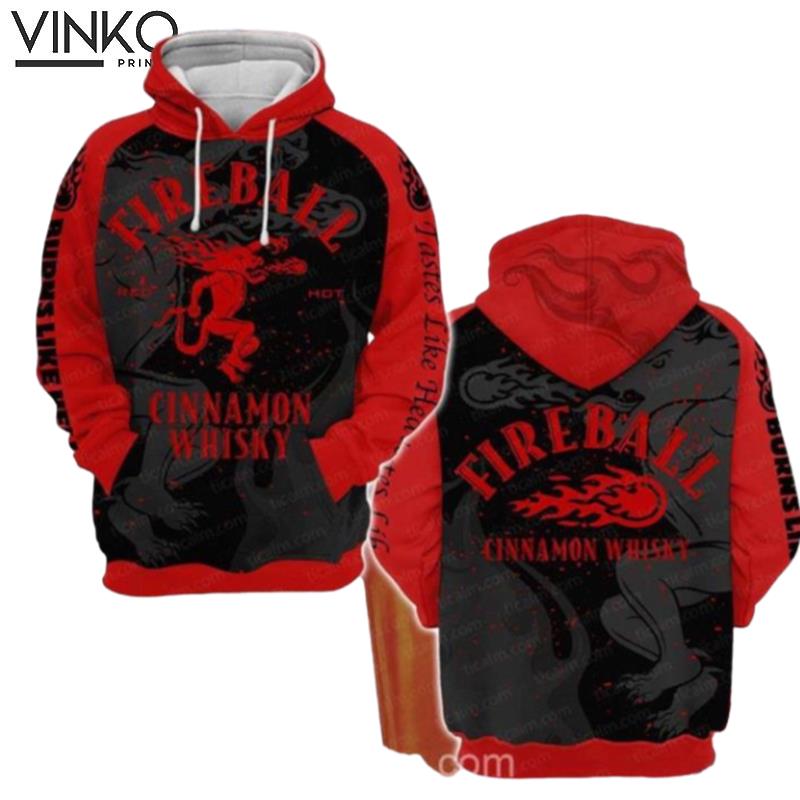 Fireball Cinnamon Whisky Hoodie