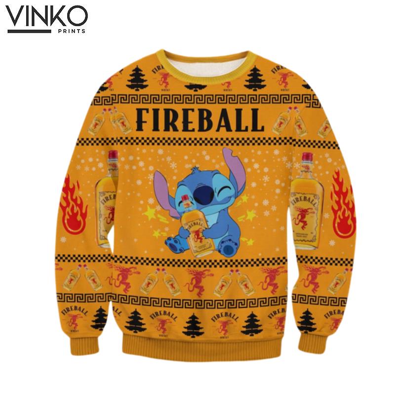 Fireball Stitch Christmas Gift Christmas Ugly Christmas Sweater