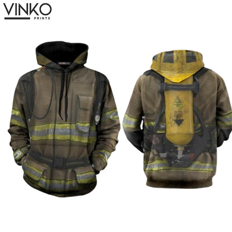 Firefighter Costume Cosplay 4481 Hoodie