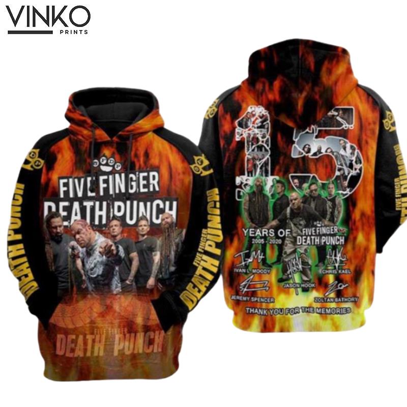 Five Finger Death Punch 15 The Year Hoodie