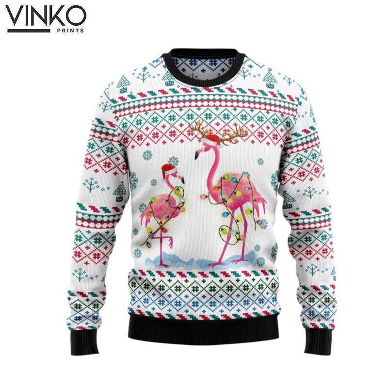 Flamingo Christmas Reunion D1011 Ugly Christmas Sweater