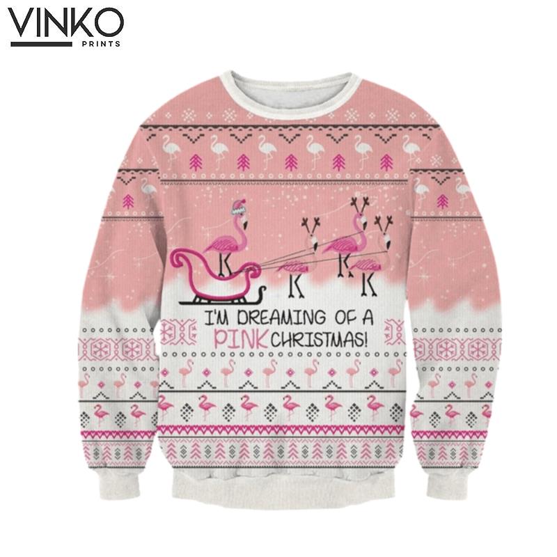 Flamingo Dream Ugly Christmas Sweater