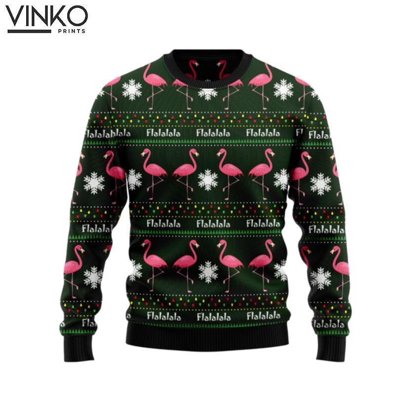 Flamingo I?m Dreaming Of A Pink Ugly Christmas Sweater