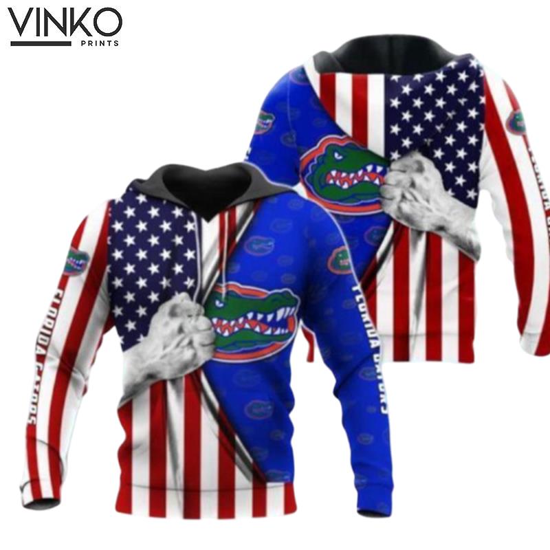 Florida Gators American Flag Hoodie