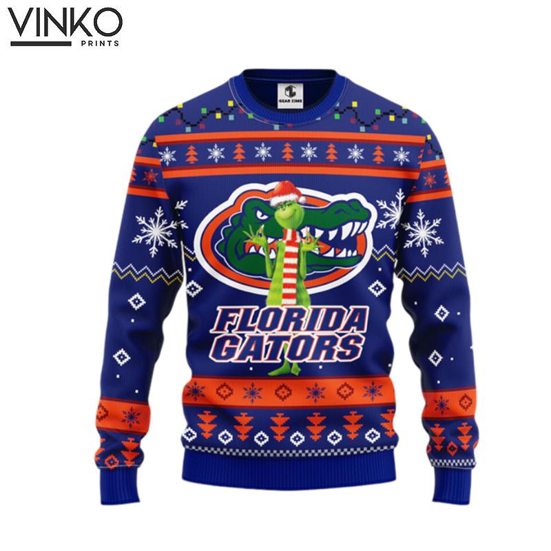 Florida Gators Funny Grinch Ugly Christmas Sweater