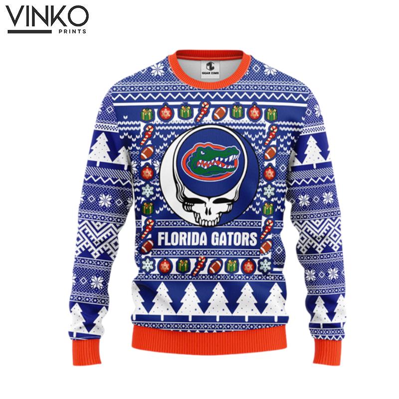 Florida Gators Grateful Dead Ugly Ugly Christmas Sweater