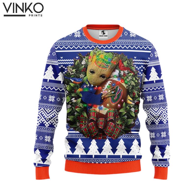 Florida Gators Groot Hug Ugly Christmas Sweater