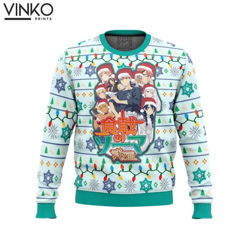 Food Wars Fight To Conquer Ugly Christmas Sweater