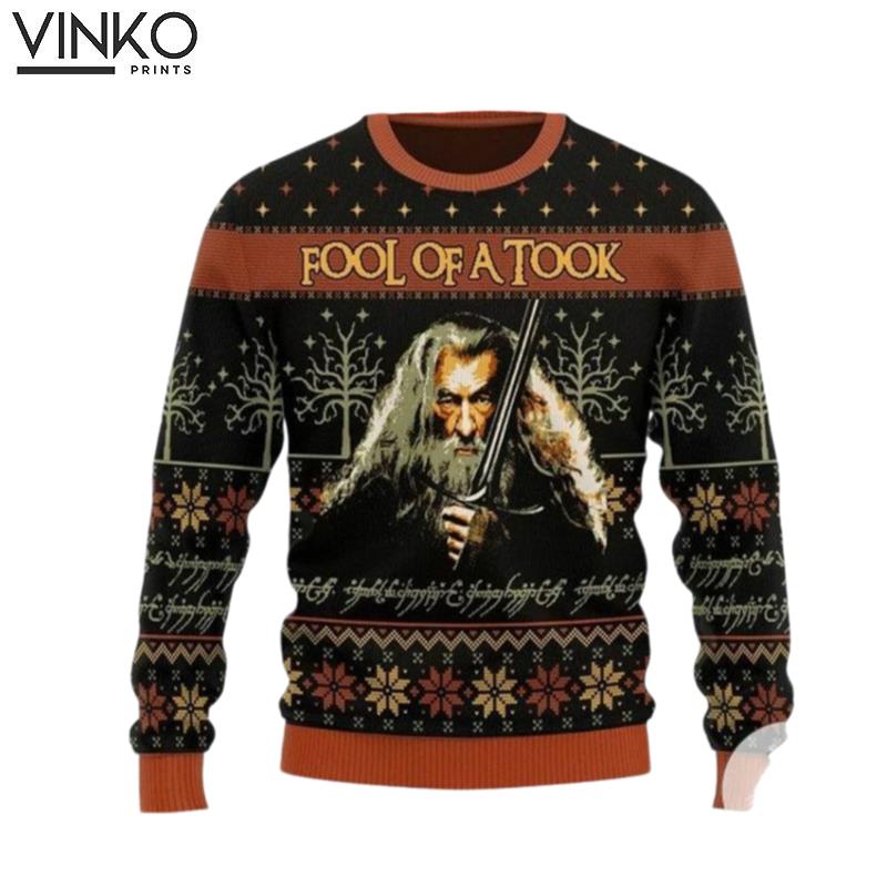 Fool Of A Took 3D All Over Print Ugly Christmas Sweater