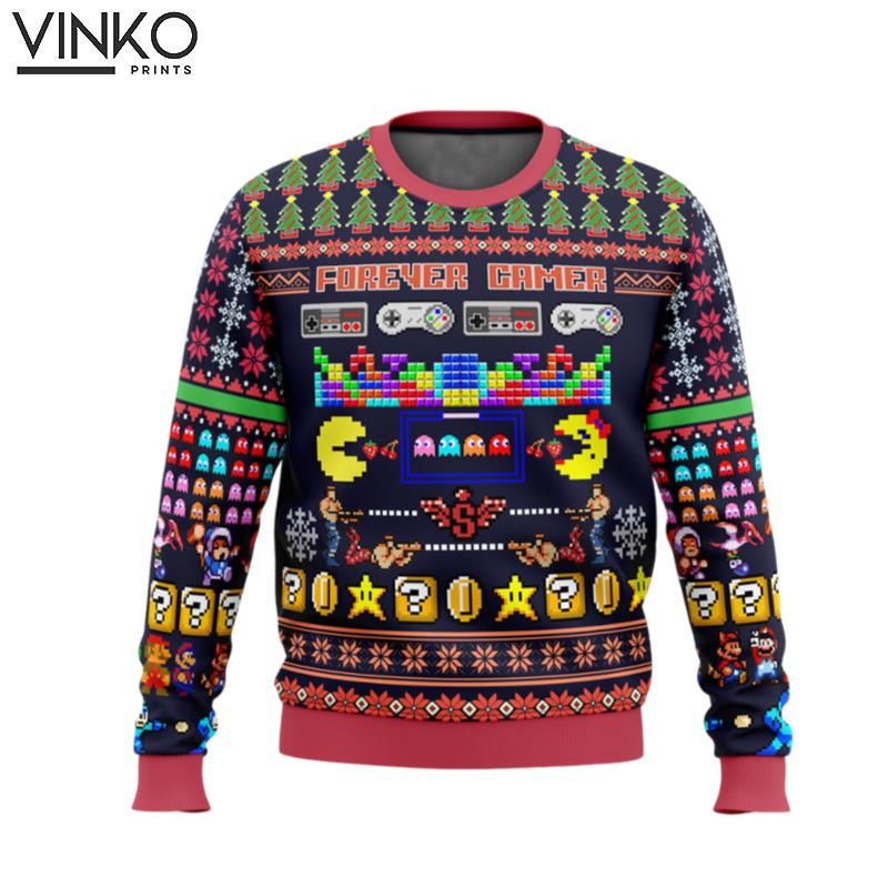 Forever Gamer Ugly Christmas Sweater