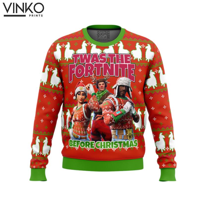 Fortnite Twas Night Ugly Christmas Sweater