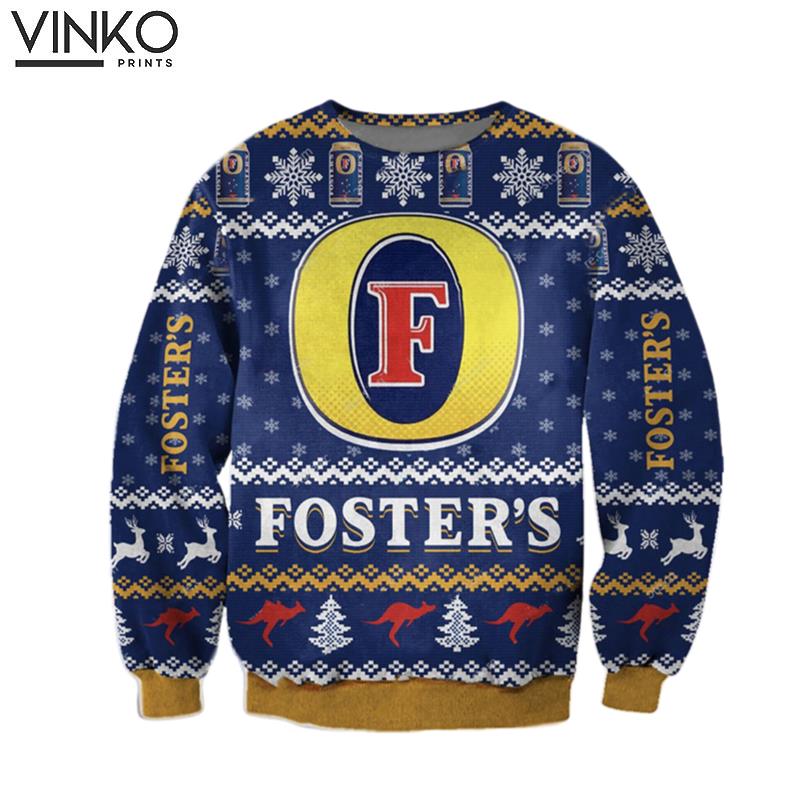 Fosters Beer Christmas Ugly Christmas Sweater