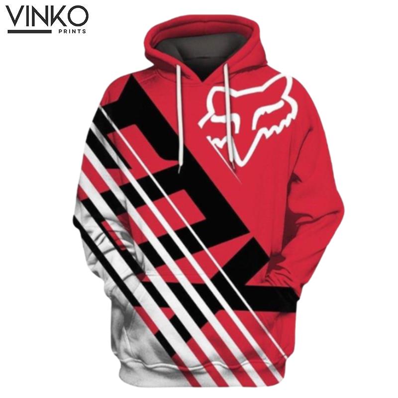 Fox Bike Red Hoodie