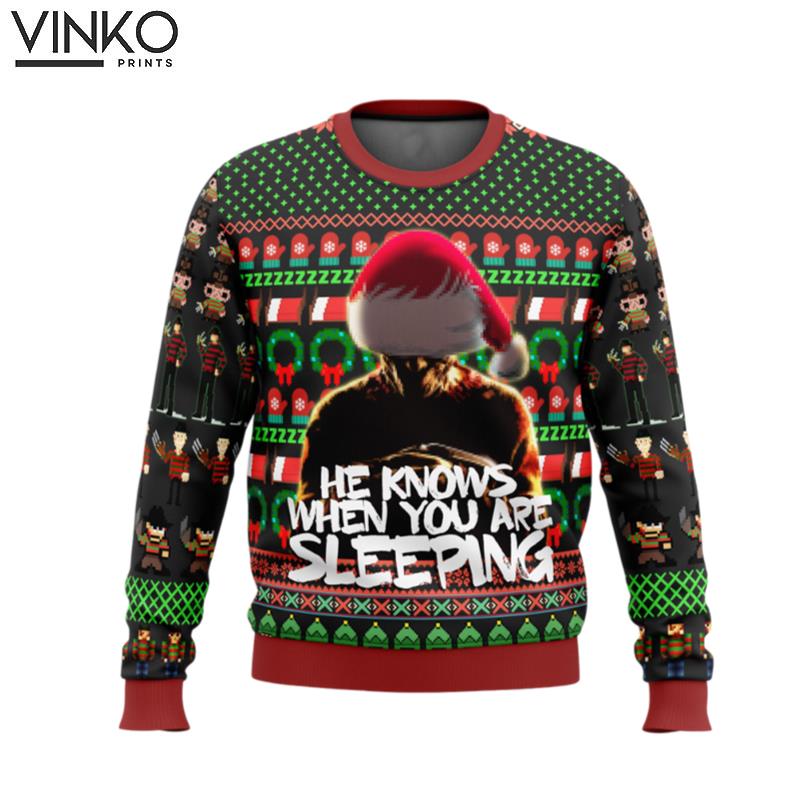 Freddy Krueger A Nightmare on Elm Street Ugly Christmas Sweater