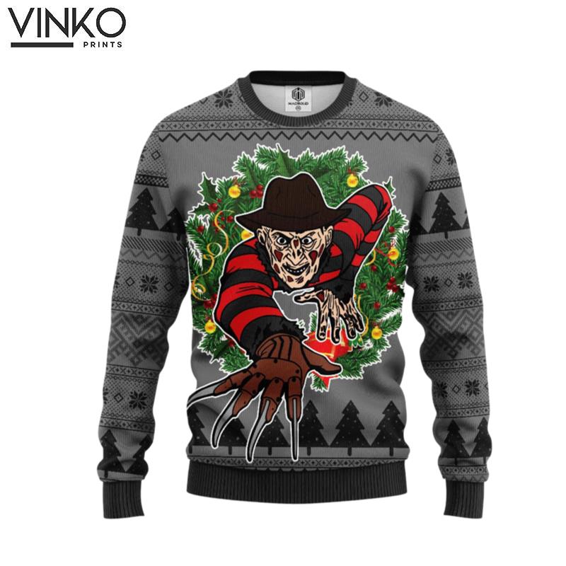 Freddy Krueger Halloween 290 Ugly Christmas Sweater