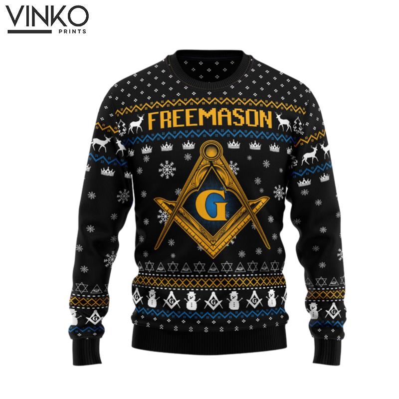 Freemason D3009 Ugly Christmas Sweater