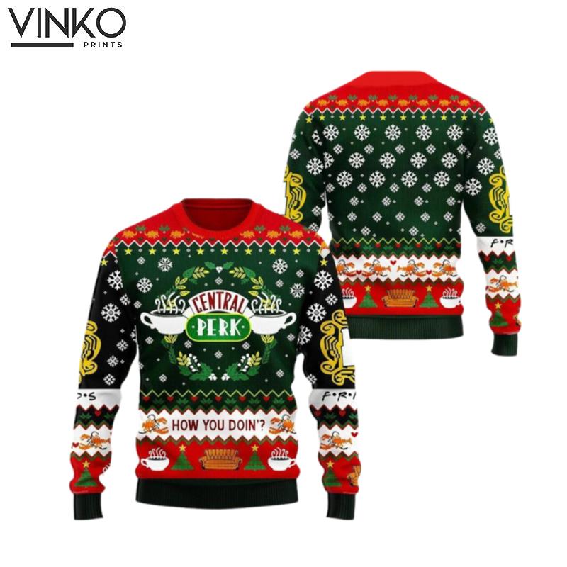 Friends TV Series Ugly Xmas Ugly Christmas Sweater