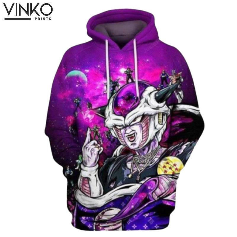 Frieza Dragon Ball Z Wear Givenchy Louis Vuitton Purple Hoodie