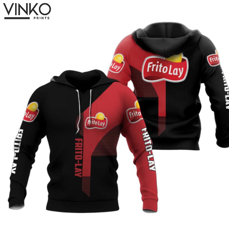 Frito Lay Logo Black And Red 2 Hoodie