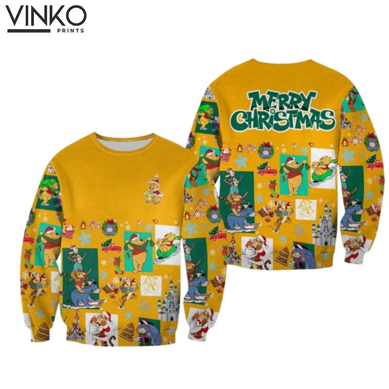 Funny Bear Bear And Friends Ugly Christmas Sweater