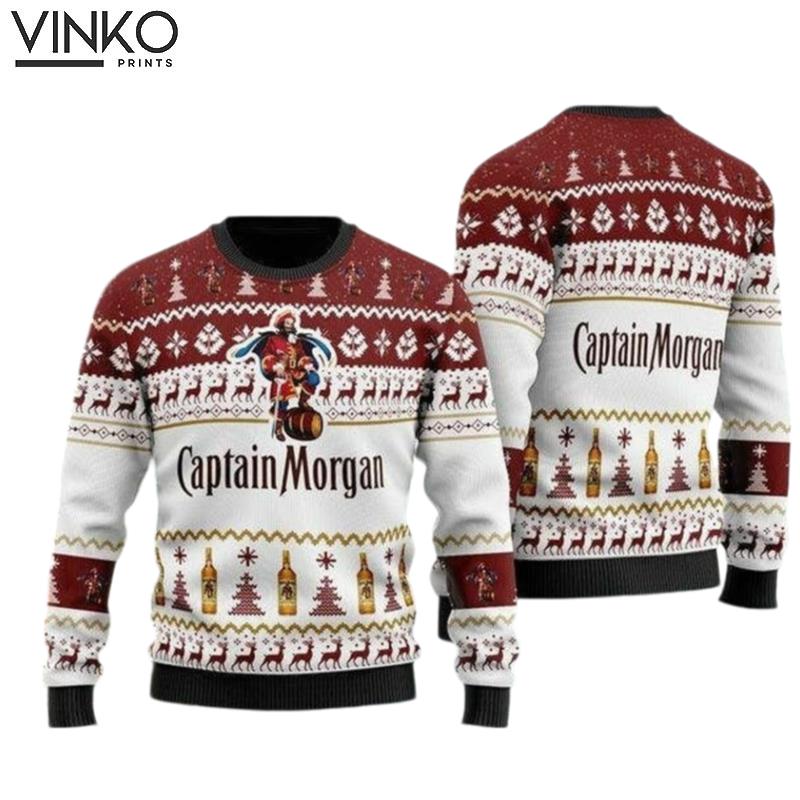 Funny Captain Morgan Ugly Christmas Sweater