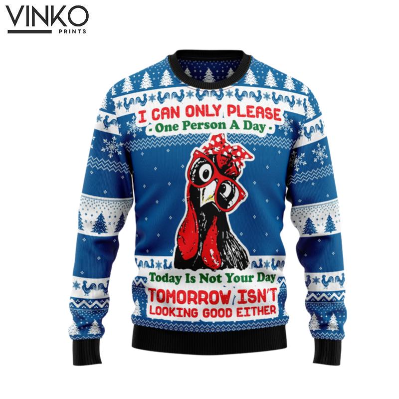 Funny Chicken TG5116 Ugly Christmas Sweater