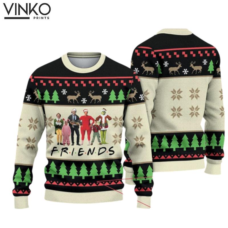 Funny Christmas Movie Christmas Movies Characters Ugly Christmas Sweater