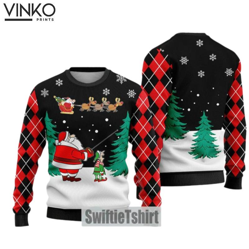 Funny Delivery Santa Ugly Christmas Sweater