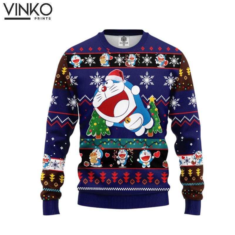 Funny Doreamon Xmas 307 Ugly Christmas Sweater