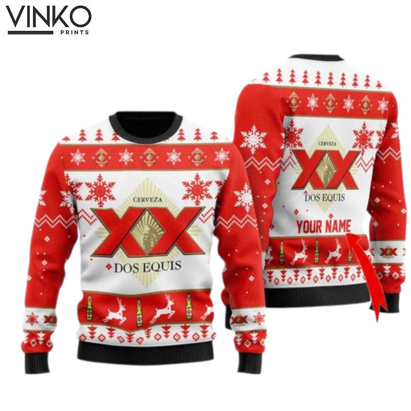 Funny Dos Equis Custom Ugly Christmas Sweater