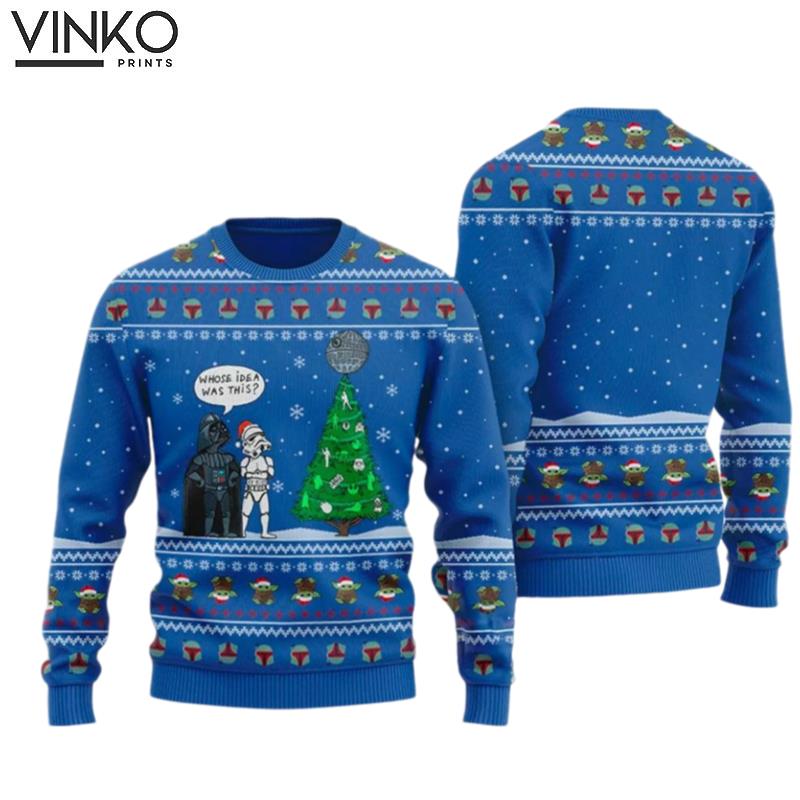 Funny Galaxy Character Star Movie Ugly Christmas Sweater