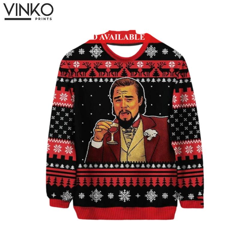 Funny Leo 3D Ugly Christmas Sweater