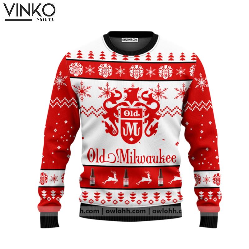 Funny Old Milwaukee Personalized Ugly Christmas Sweater