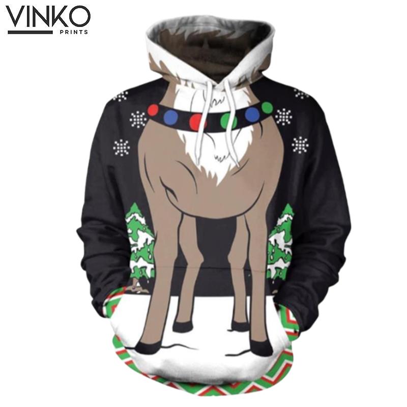 Funny Reindeer Hoodie