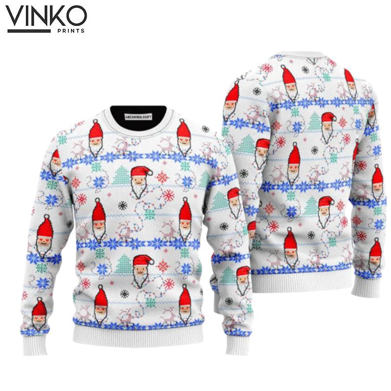 Funny Santa Is Coming Ugly Christmas Sweater