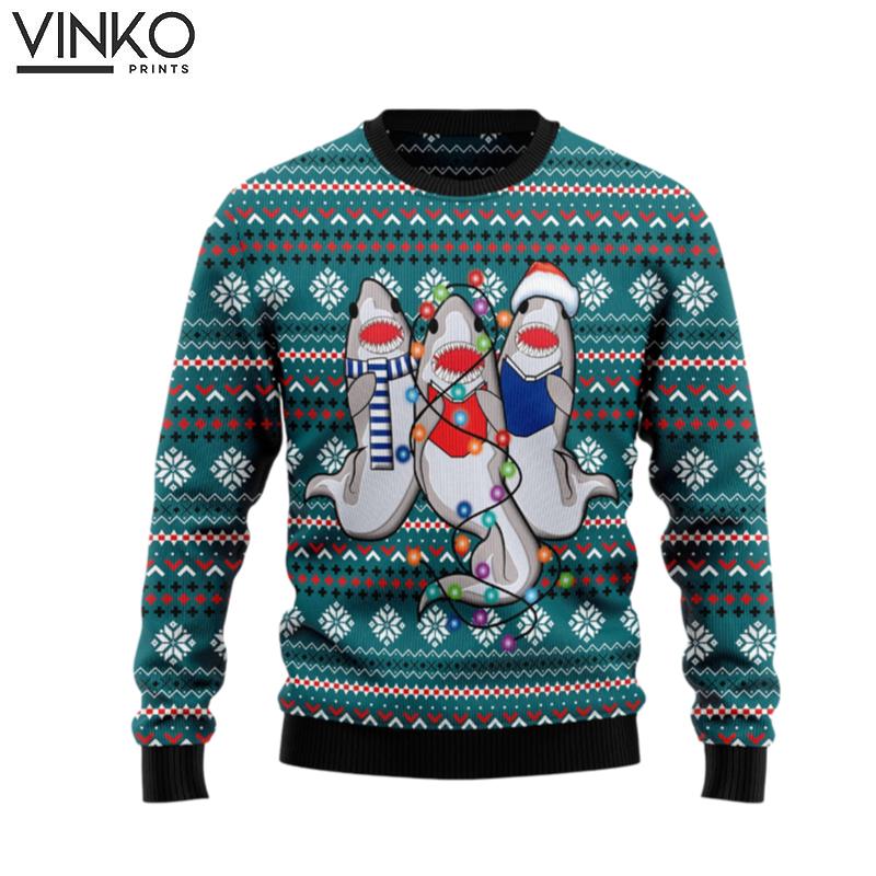 Funny Shark G51021 Ugly Christmas Sweater