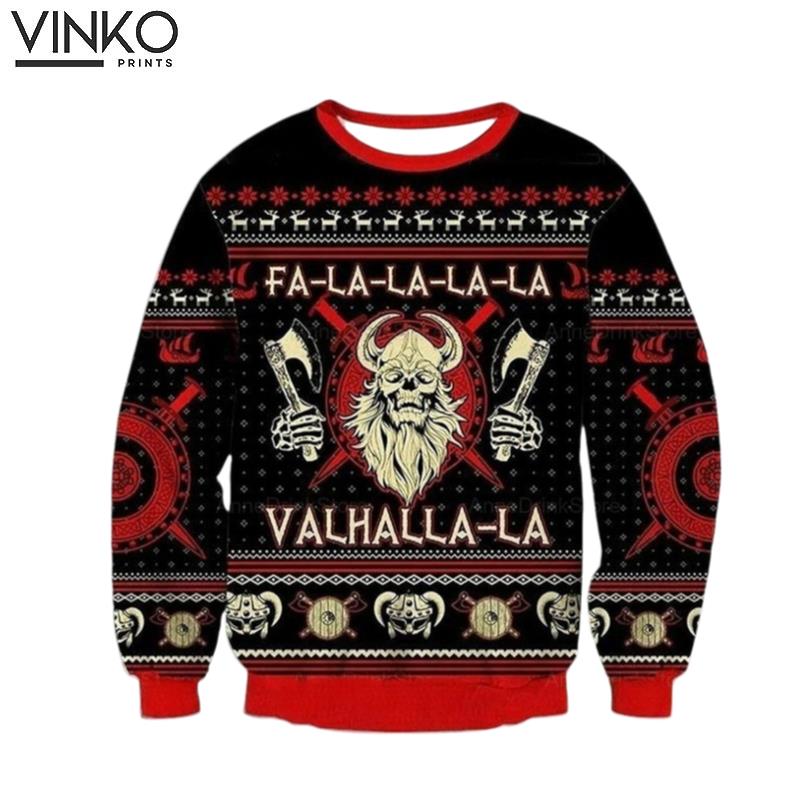 Funny Show Valhalla Ugly Xmas Ugly Christmas Sweater