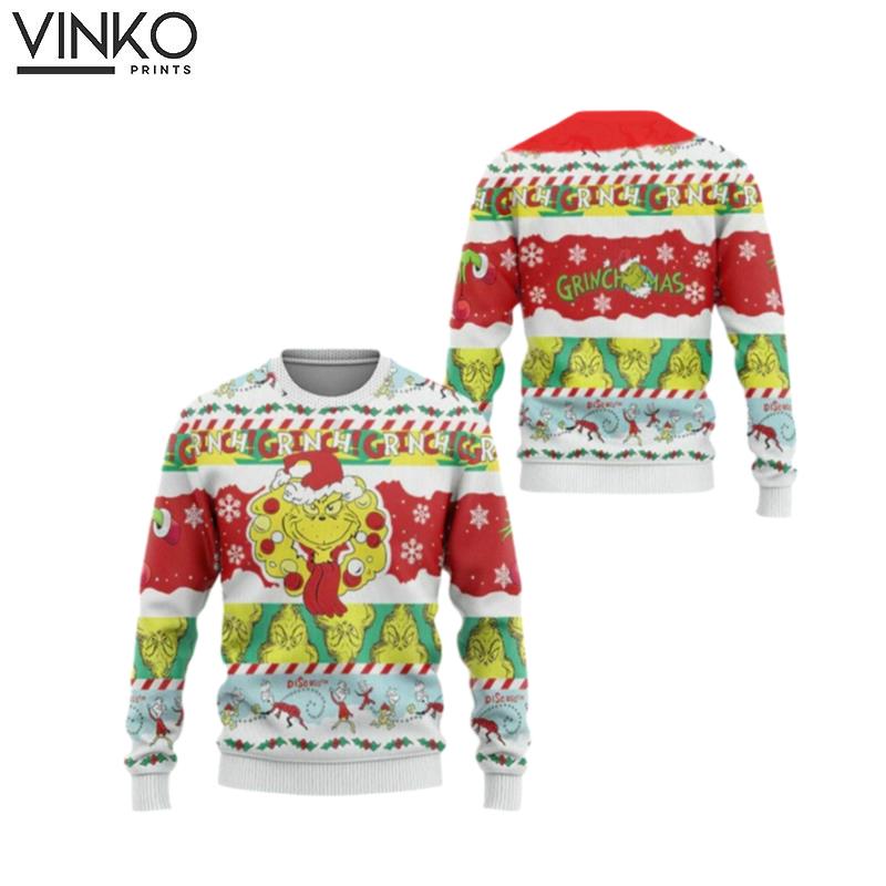 Funny funny character Ugly Christmas Sweater