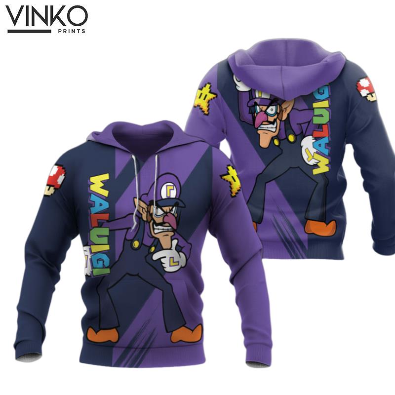 Game Super Mario Waluigi Hoodie