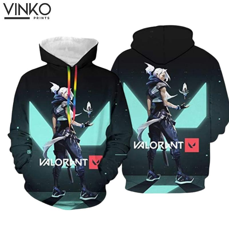 Game Valorant Jett Omen Hoodie