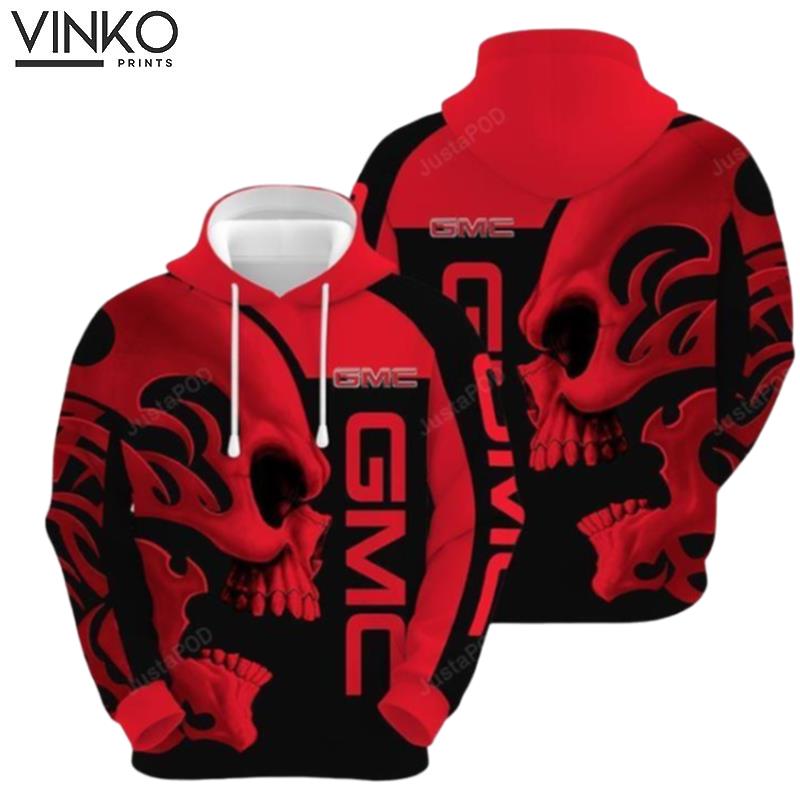 General Motors Truck Company Skull Black Red General Motors Truck Company General Motors Truck Company Hoodie