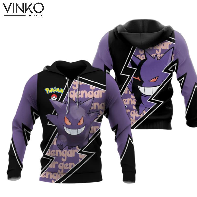 Gengar Costume Pokemon Anime Hoodie