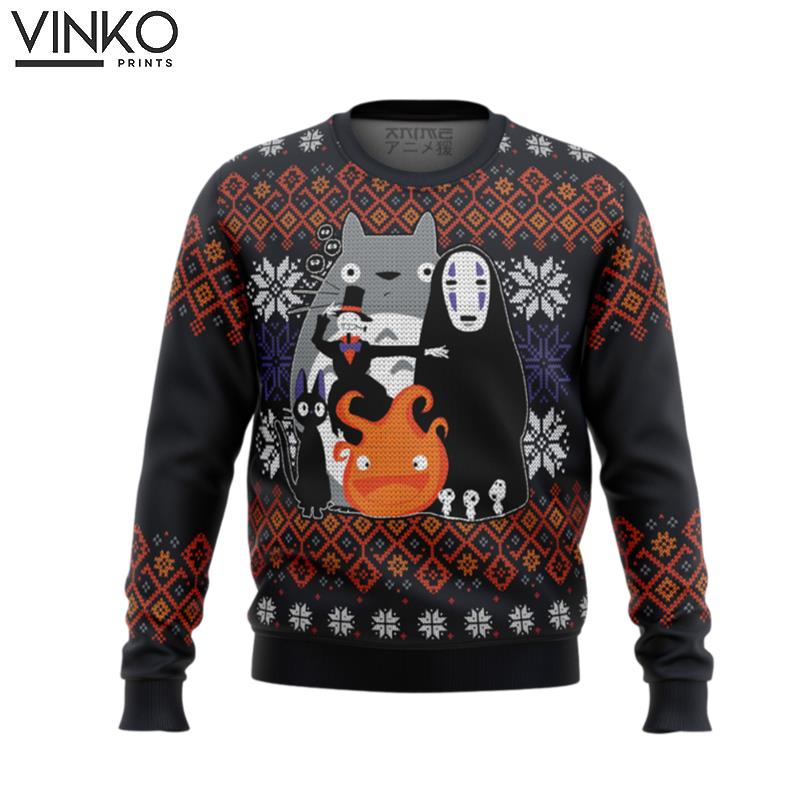 Ghibli Miyazaki Ugly Christmas Sweater