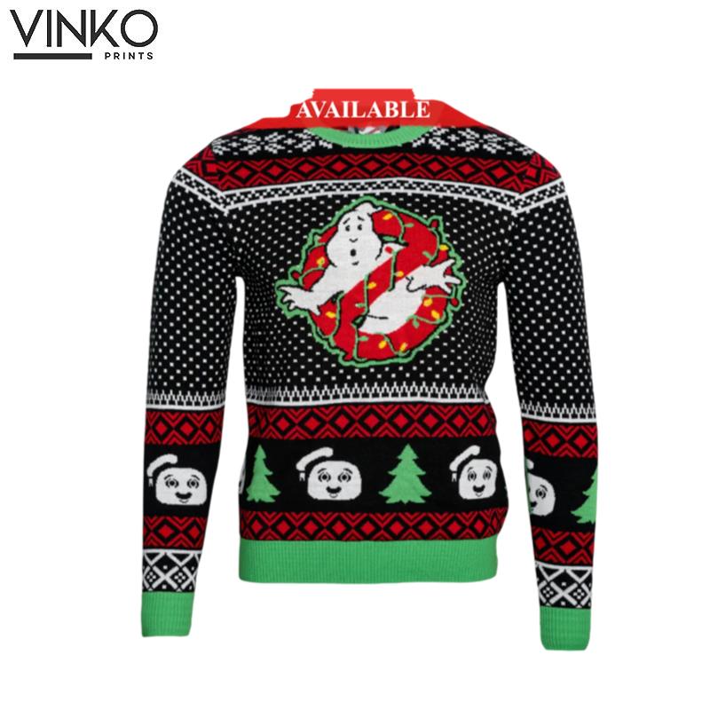 Ghostbusters LED LightUp Ugly Christmas Sweater