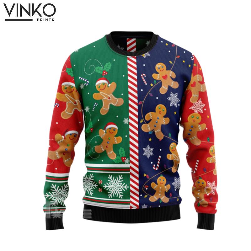 Gingerbread Christmas Cookie Ugly Christmas Sweater