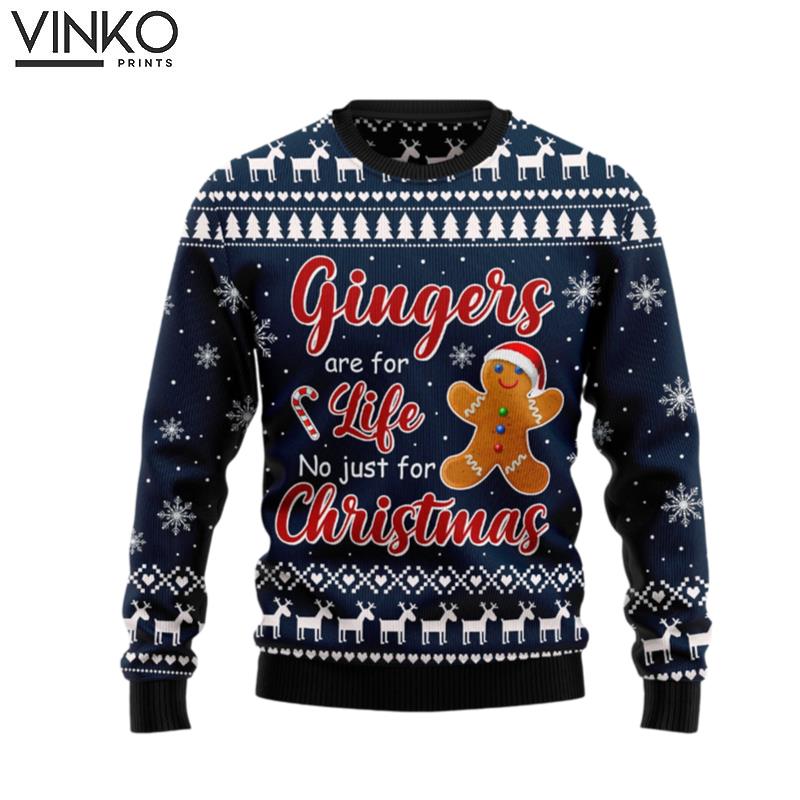 Gingers Are for Life Not Just For Christmas HT061126 Ugly Christmas Sweater