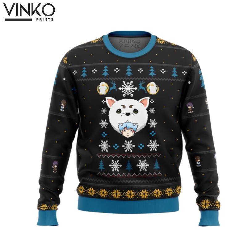 Gintama Woof Ugly Christmas Sweater