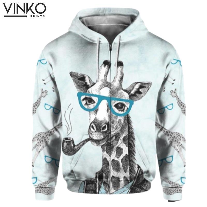 Giraffe Sun Glasses Jip Hoodie