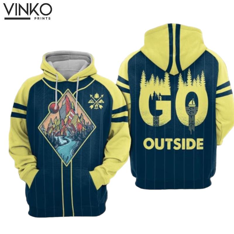 Go Outside For Men And Women Hoodie